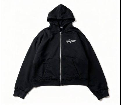 Black Zip Hoodie