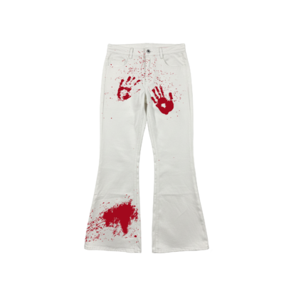 bloody pants front
